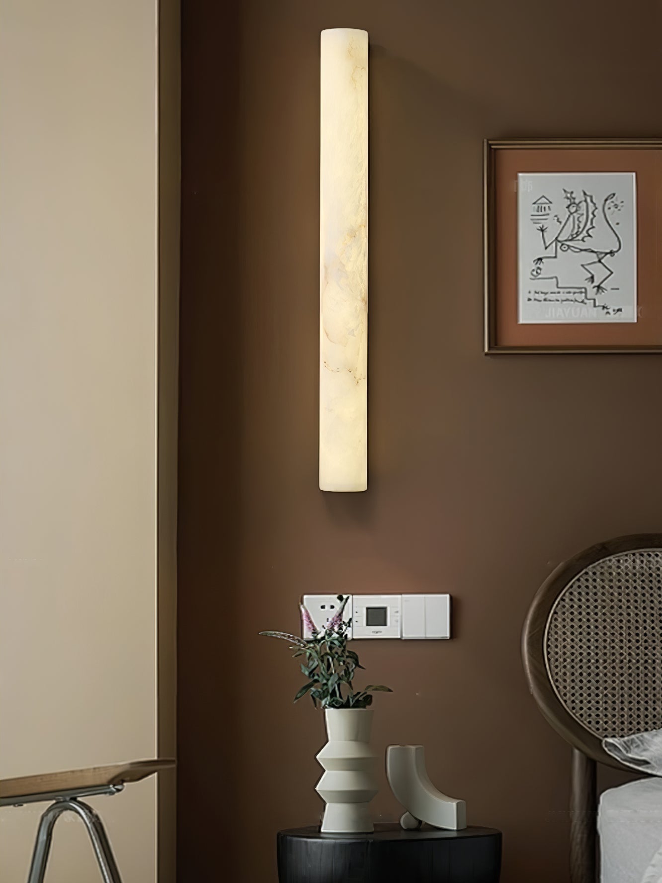Ulzoror Alabaster Wall Light