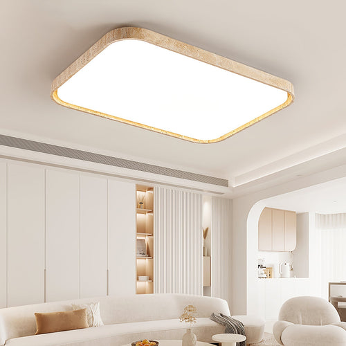 Aisle Travertine Square Ceiling Light