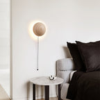 Nyvarion Minimalist Travertine Wall Light
