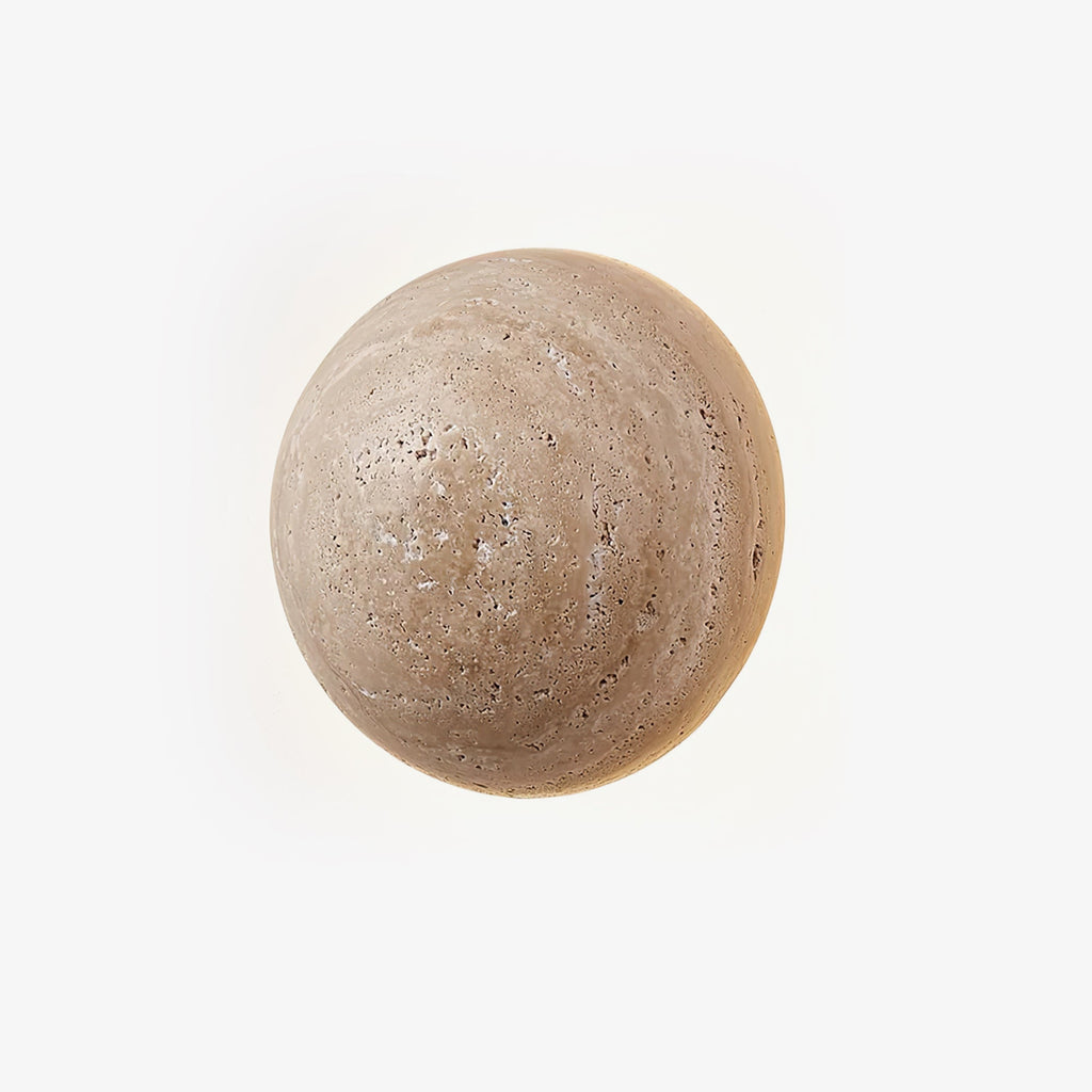 Nyvarion Minimalist Travertine Wall Light