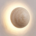 Nyvarion Minimalist Travertine Wall Light
