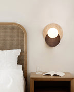 Eclipse Wall Lamp  Overlapping Travertine