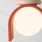 Pendant Light With Glass Globe Warms Dining Rooms Artistic
