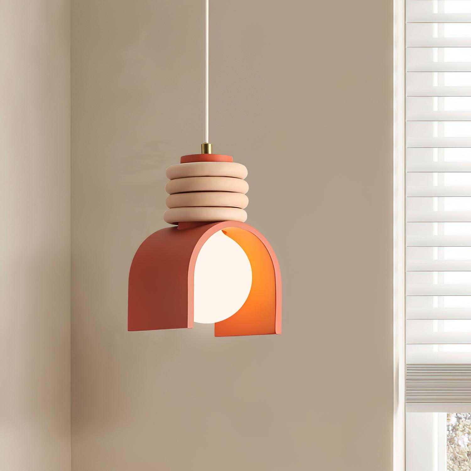 Pendant Light With Glass Globe Warms Dining Rooms Artistic