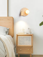 Armara Travertine Disc Wall Light
