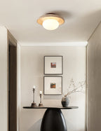 Cataliel Minimalist Travertine Ceiling Light