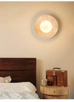Vesolyra Travertine Ceiling Light