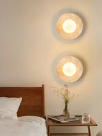 Vesolyra Travertine Ceiling Light