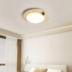 Circular Travertine  Ceiling Light
