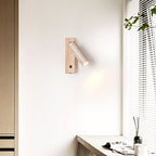 Ornoria Cylindrical Travertine Wall Light SpotLight