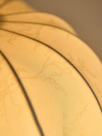 Ceiling Light in Fabric, Metal and Wood for Warm Interiors Elegant