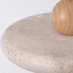Lydia  Travertine. Pendant Light