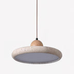 Lydia  Travertine. Pendant Light