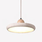 Lydia  Travertine. Pendant Light