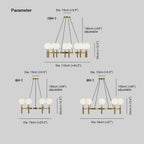 Kristy Design Ball Glass/Metal Pendant Light Gold White
