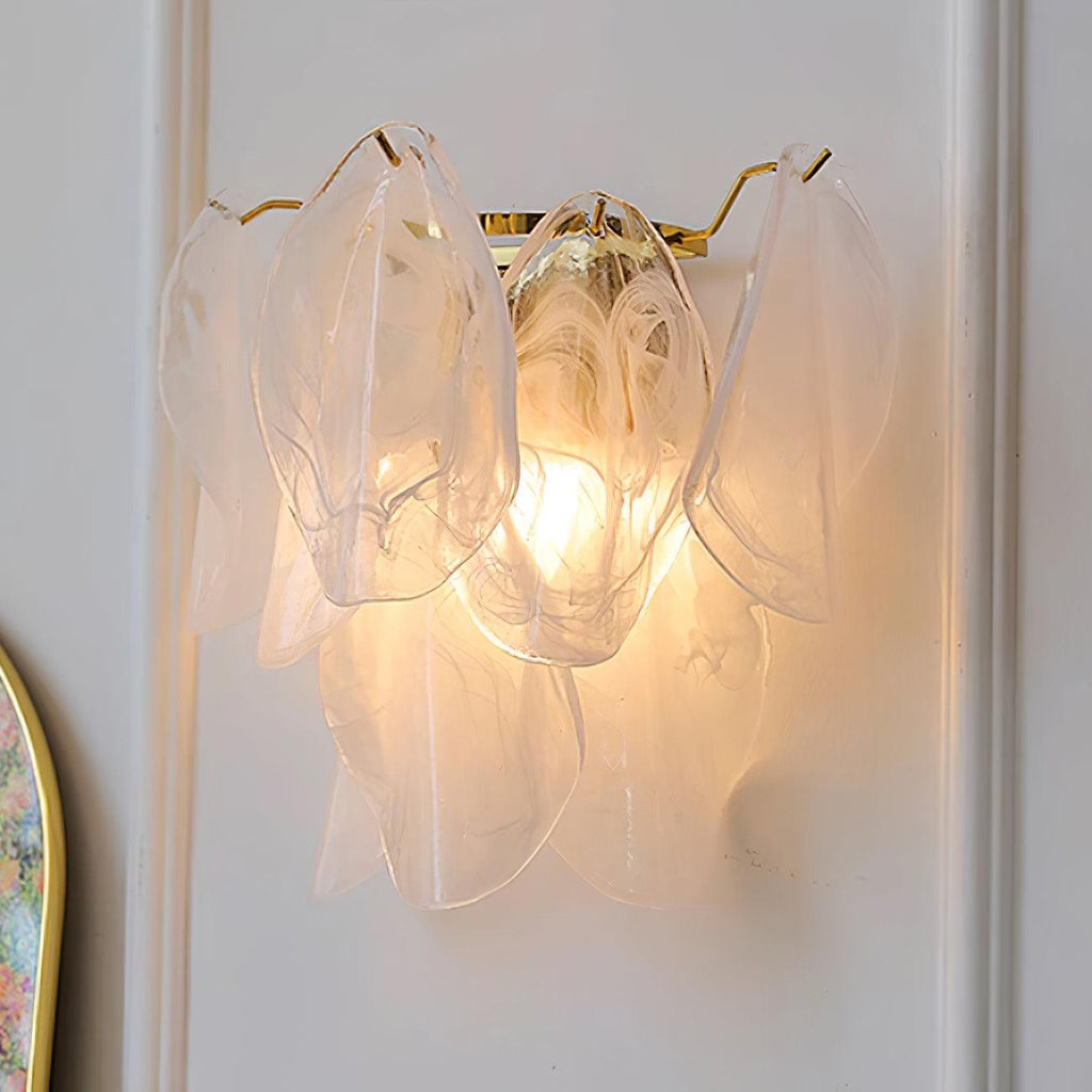 Evelo Petal Glass Wall Lamp