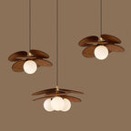 Florin Wooden Petal Pendant Light