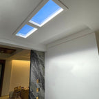 Arisha Modern Remote Control Flush Mount Ceiling Light, Black