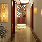 Muto Led Wall Mounted Bedside Lamp, Rattan/, Bedroom