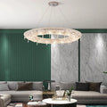 Kristy Luxury Round Crystal Pendant Light for Living Room/Dining Room