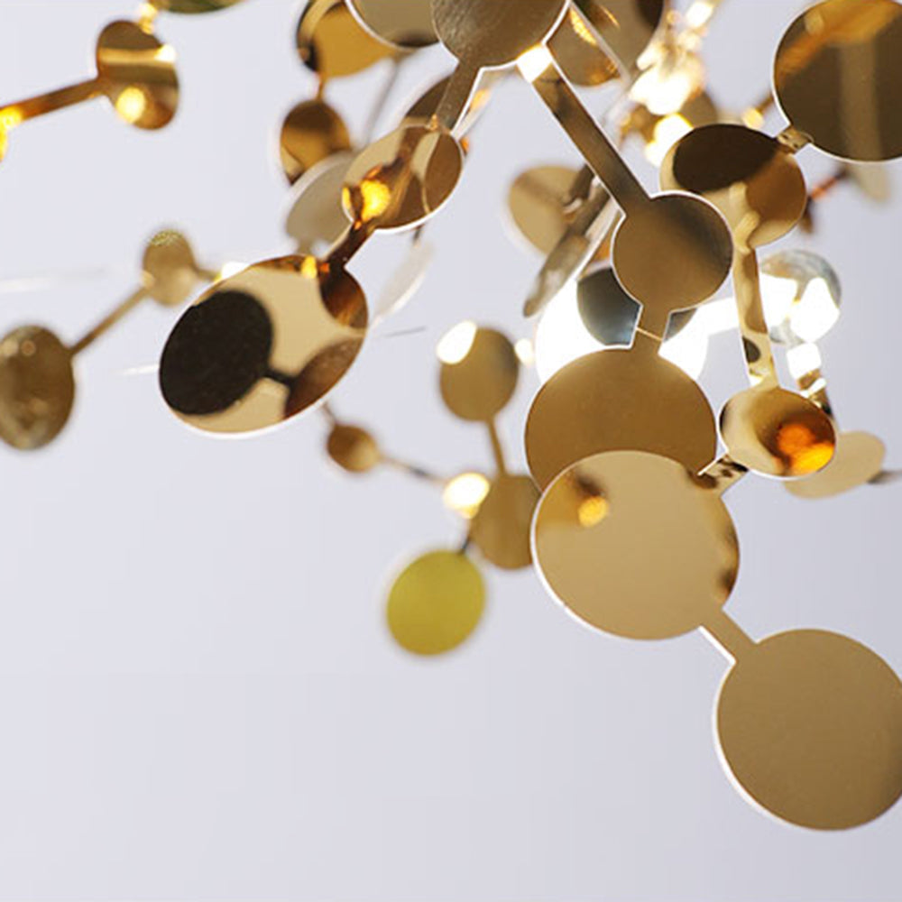 Olivia Artsy Classy Cluster Fireworks Pendant Light, Stainless steel