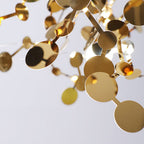 Olivia Artsy Classy Cluster Fireworks Pendant Light, Stainless steel