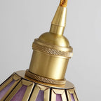 Lione Pink Stained Glass Pendant Light