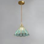 Lione Pink Stained Glass Pendant Light