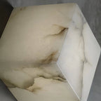 Alabaster Chandelier Box Cubic Elegance