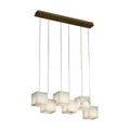 Alabaster Chandelier Box Cubic Elegance