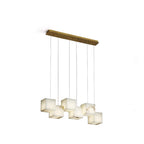 Alabaster Chandelier Box Cubic Elegance