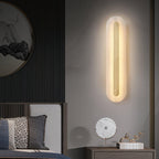 Kristy Alabaster Rounded Wall Lamp