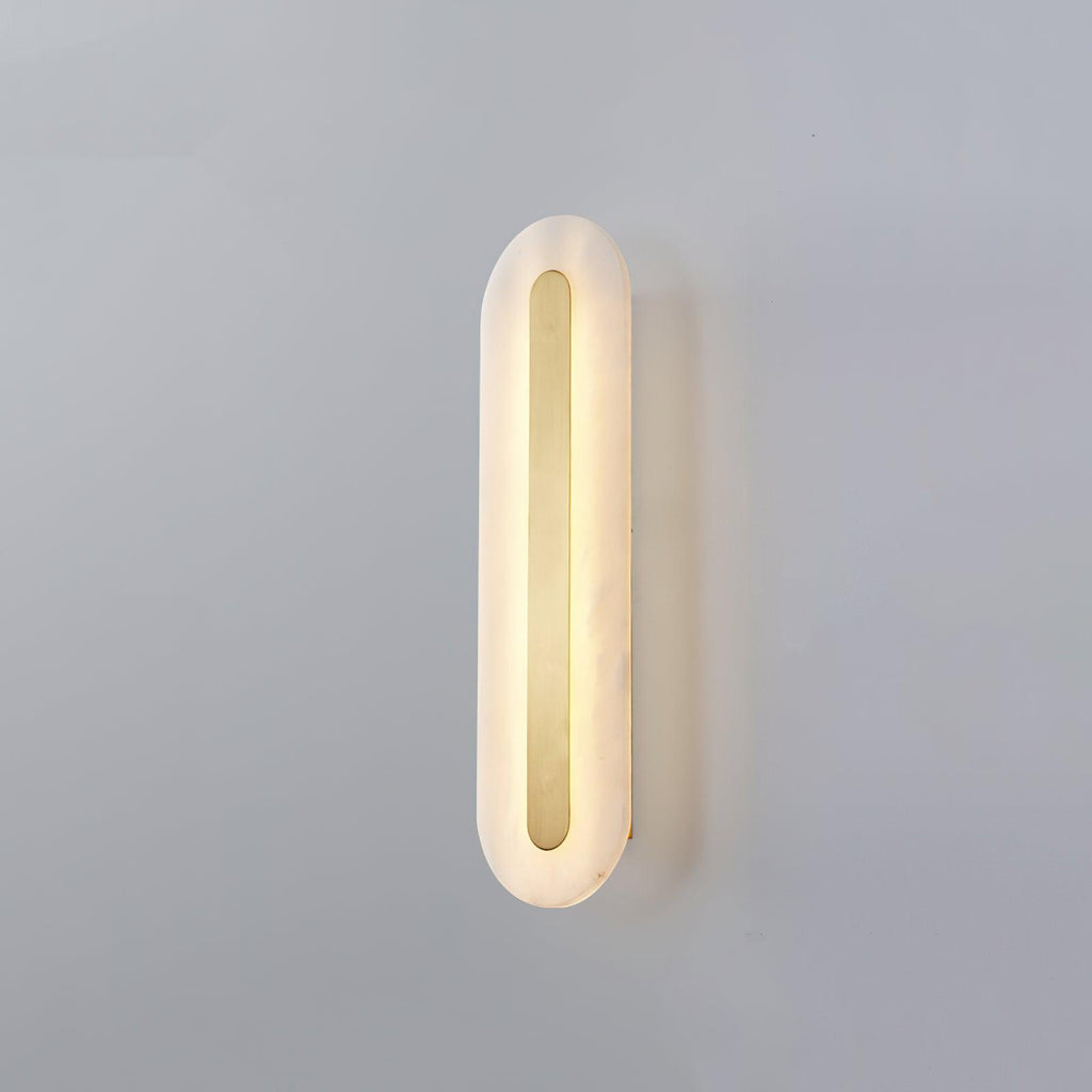 Kristy Alabaster Rounded Wall Lamp