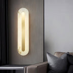Kristy Alabaster Rounded Wall Lamp