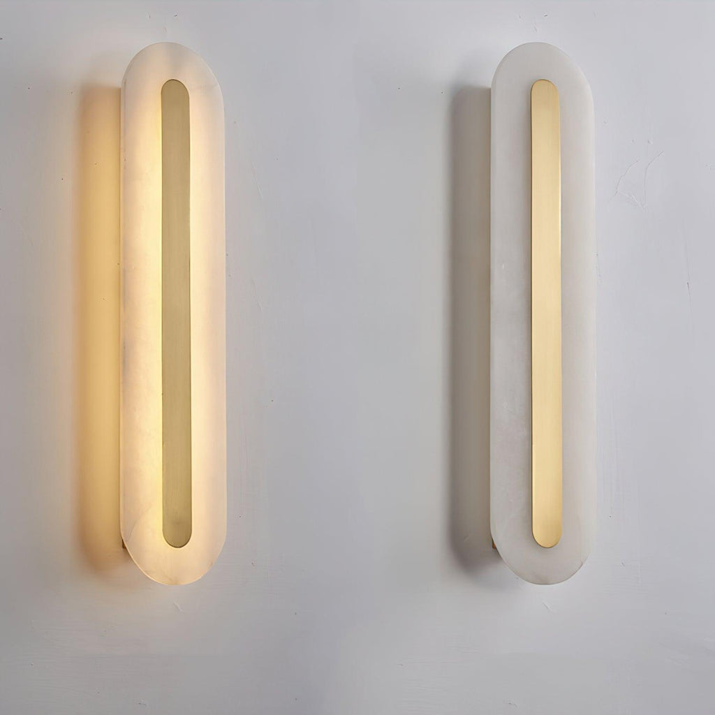 Kristy Alabaster Rounded Wall Lamp