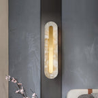 Kristy Alabaster Rounded Wall Lamp