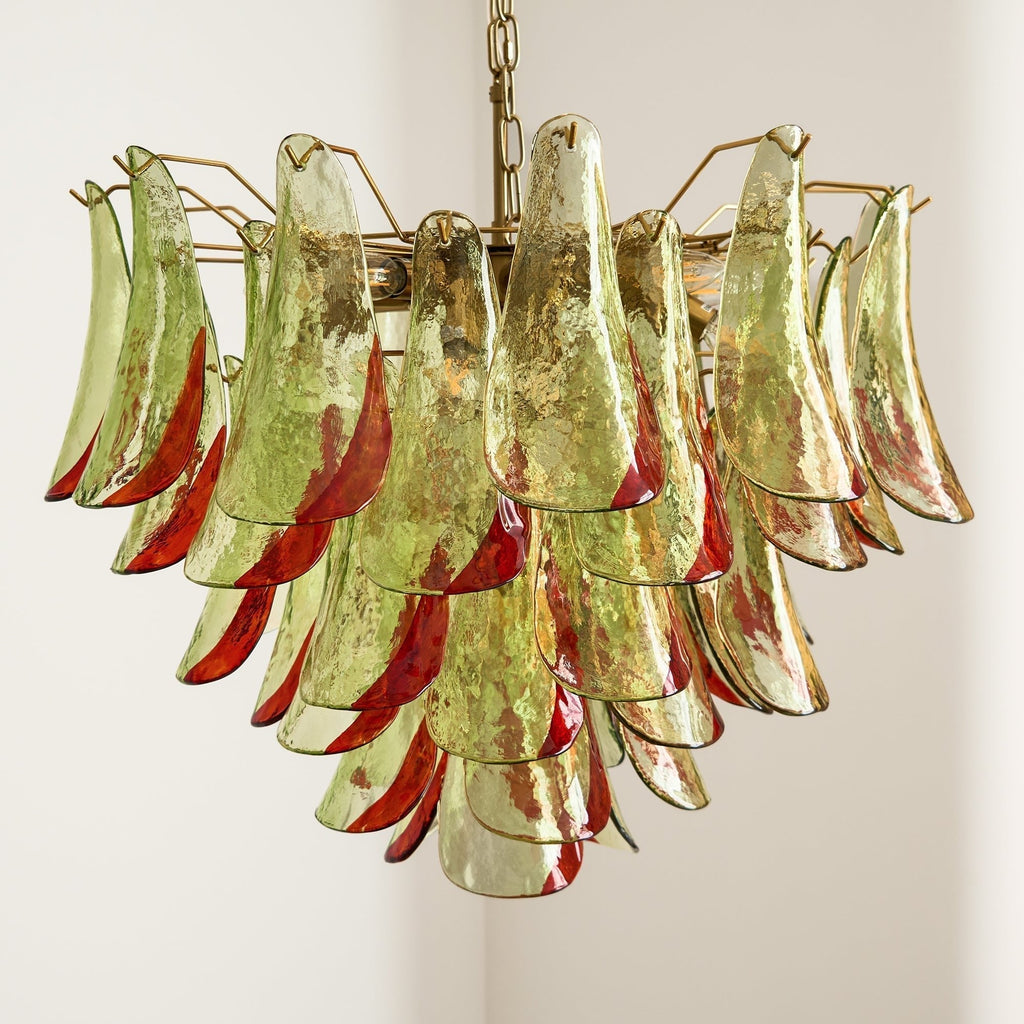 Aurora Chandelier Murano Glass Petal