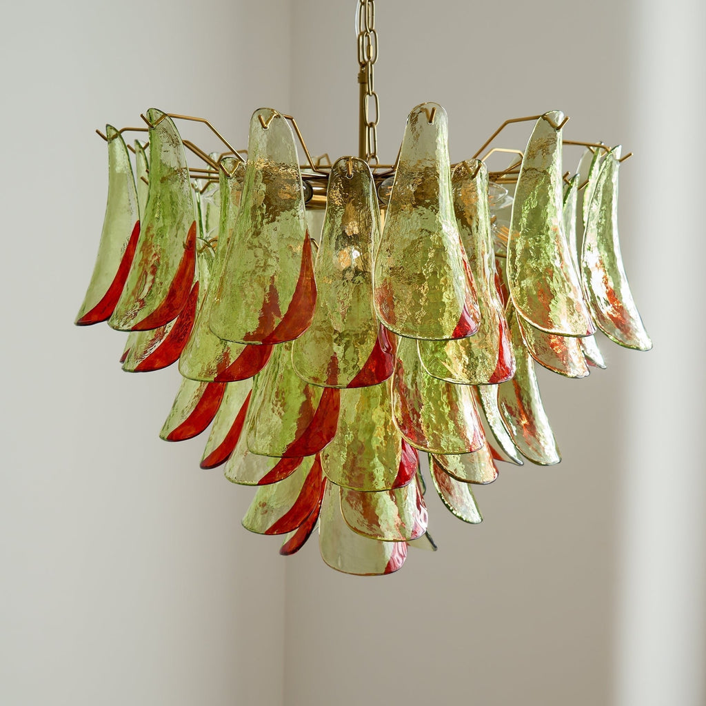 Aurora Chandelier Murano Glass Petal