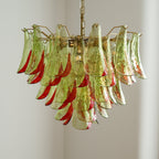 Aurora Chandelier Murano Glass Petal