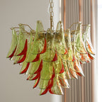 Aurora Chandelier Murano Glass Petal