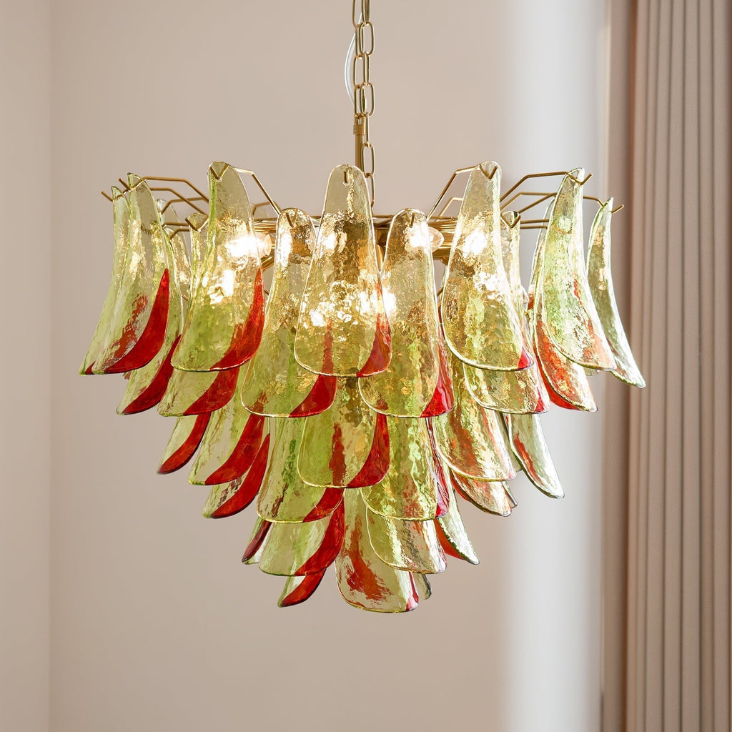 Aurora Chandelier Murano Glass Petal