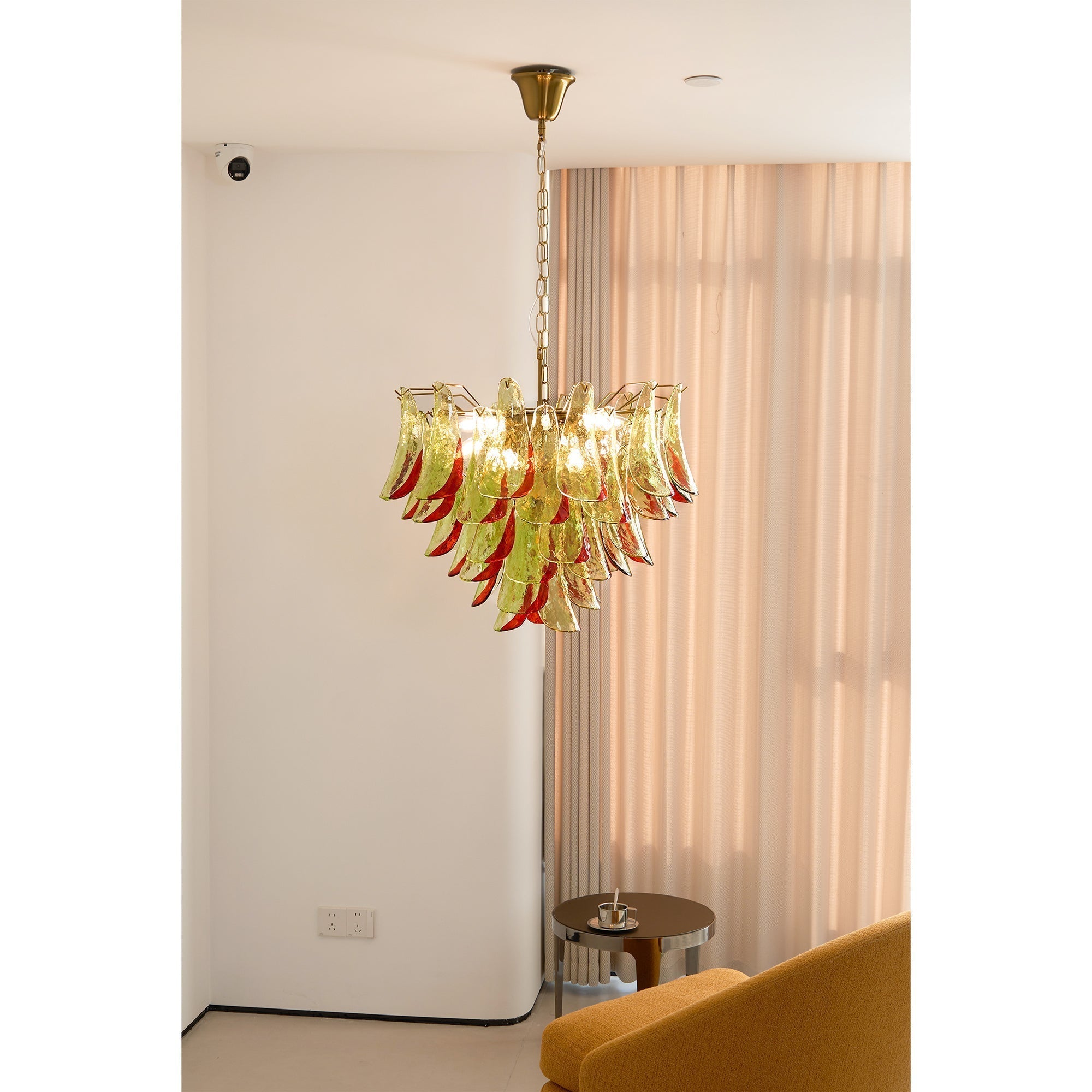 Aurora Chandelier Murano Glass Petal