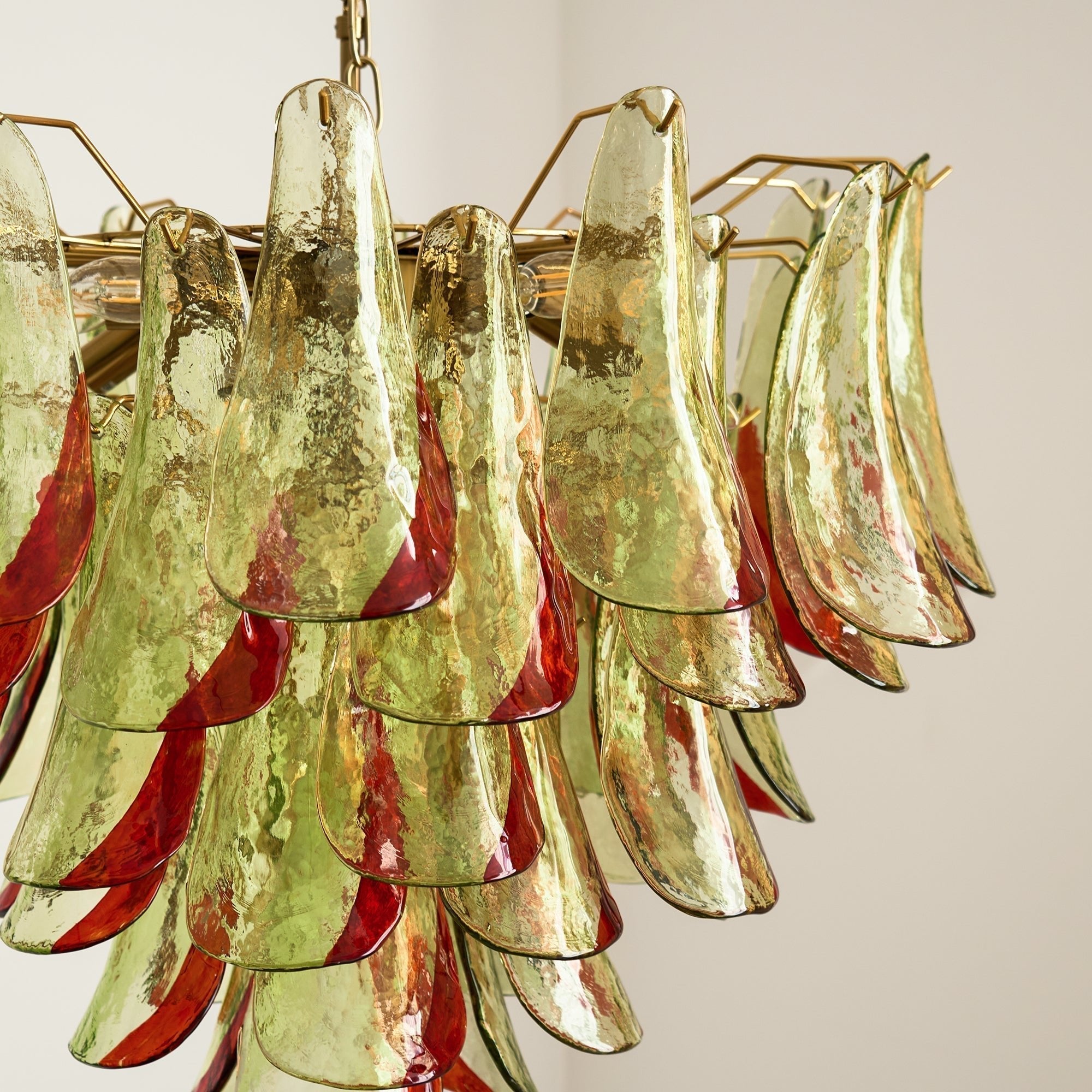 Aurora Chandelier Murano Glass Petal