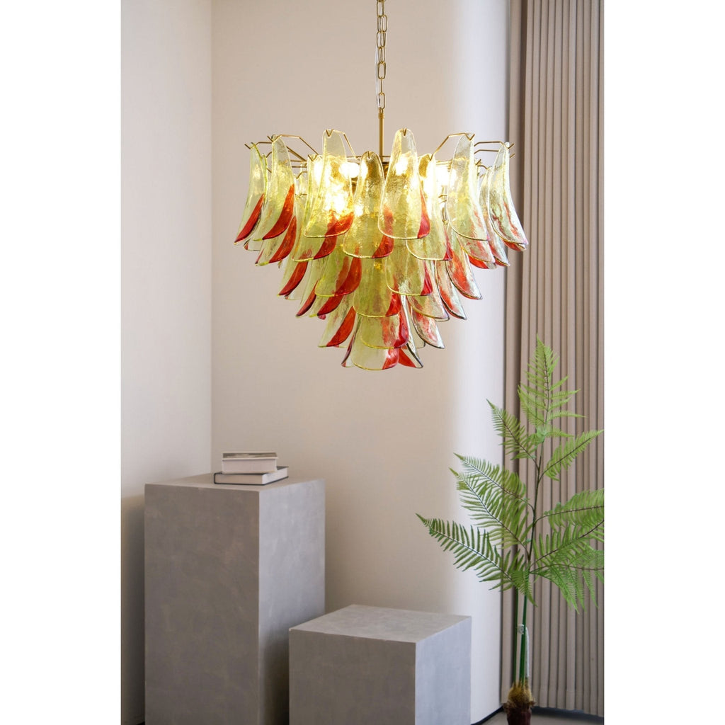 Aurora Chandelier Murano Glass Petal