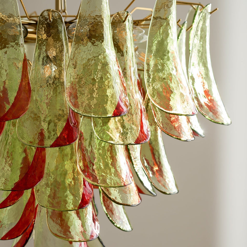 Aurora Chandelier Murano Glass Petal
