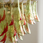 Aurora Chandelier Murano Glass Petal