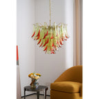 Aurora Chandelier Murano Glass Petal