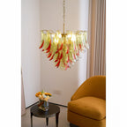 Aurora Chandelier Murano Glass Petal
