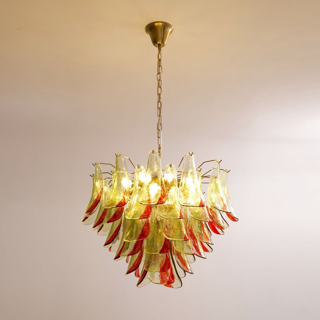 Aurora Chandelier Murano Glass Petal