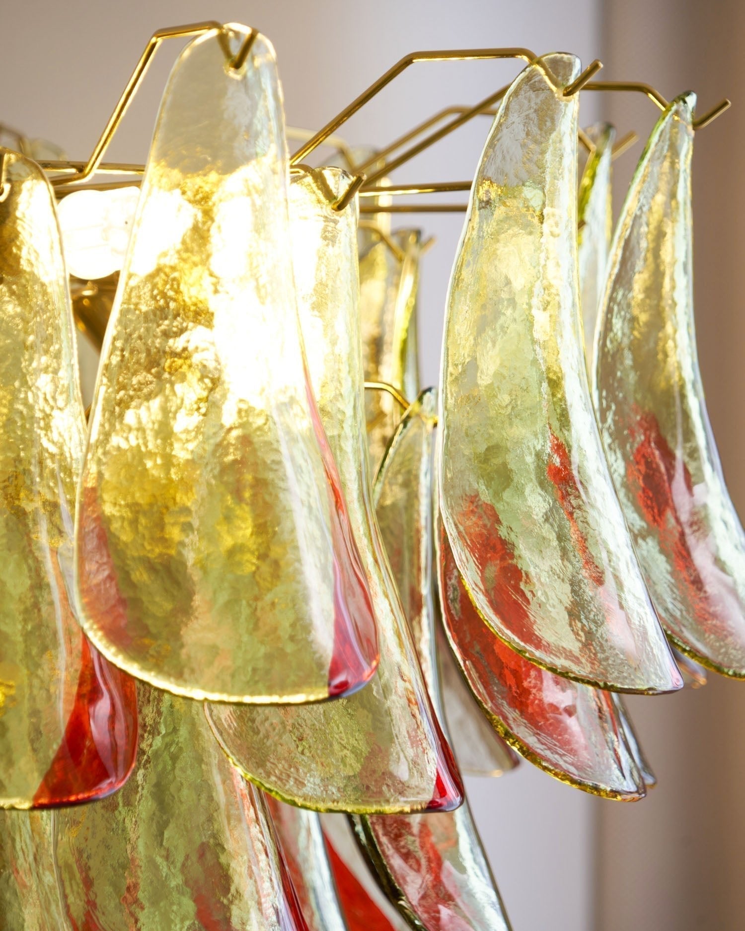 Aurora Chandelier Murano Glass Petal